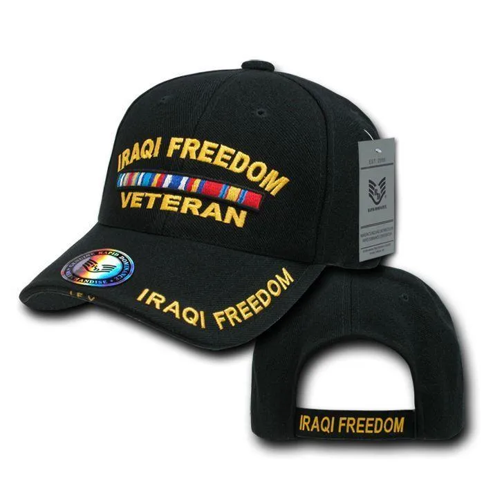 1 Dozen Veteran Vet Pow US Military Baseball Hat Caps Wholesale Lots