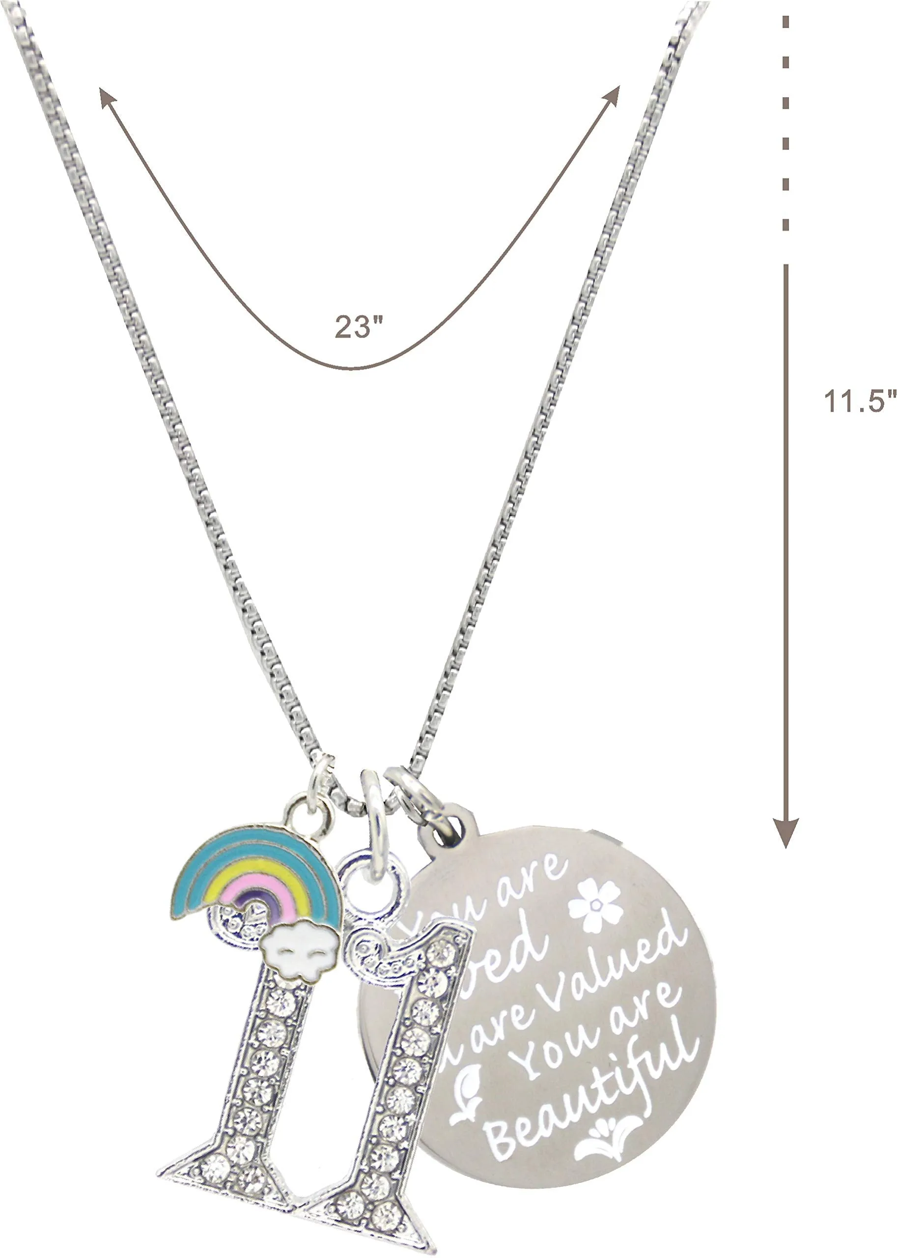 11th Birthday, 11th Birthday Gift, 11th Birthday Girl Gifts, 11th Birthday Necklace, Gifts