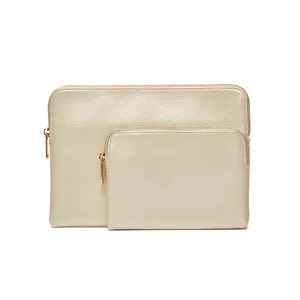 2 Pc Mia Champagne color Pouch