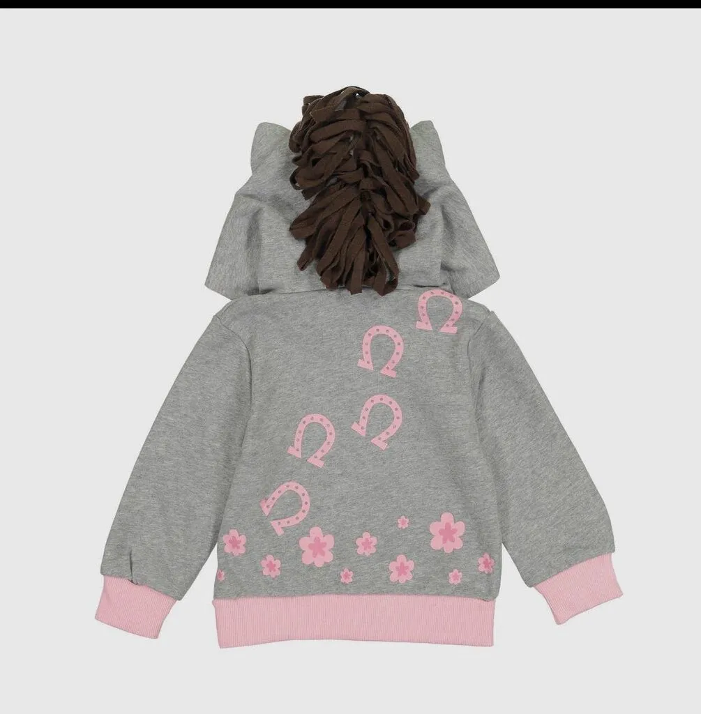 3D HORSE HOODIE PINK