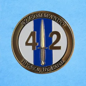 42 Commando Royal Marines Enamelled Coin