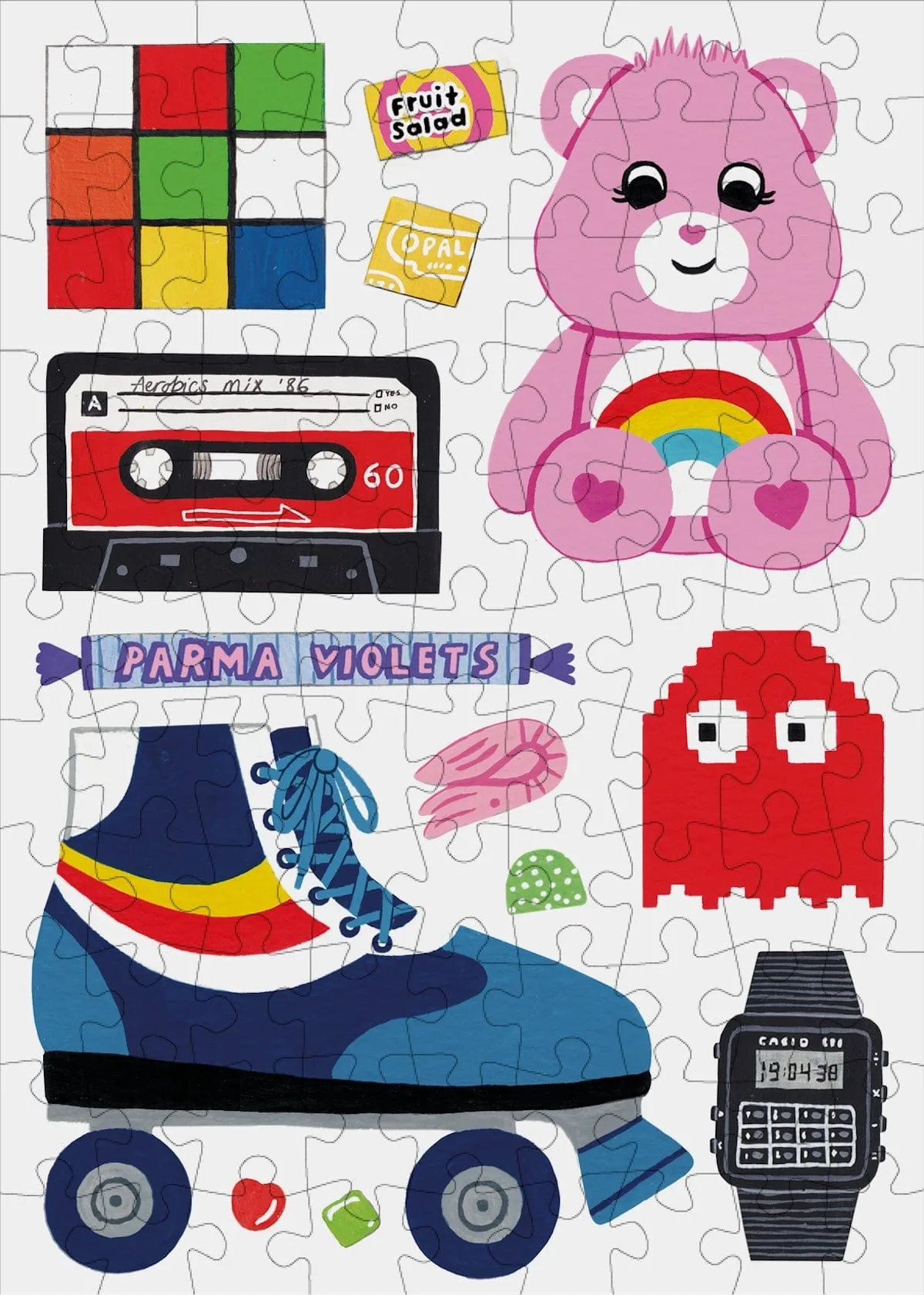 80's Design 99 Piece Mini Jigsaw Puzzle