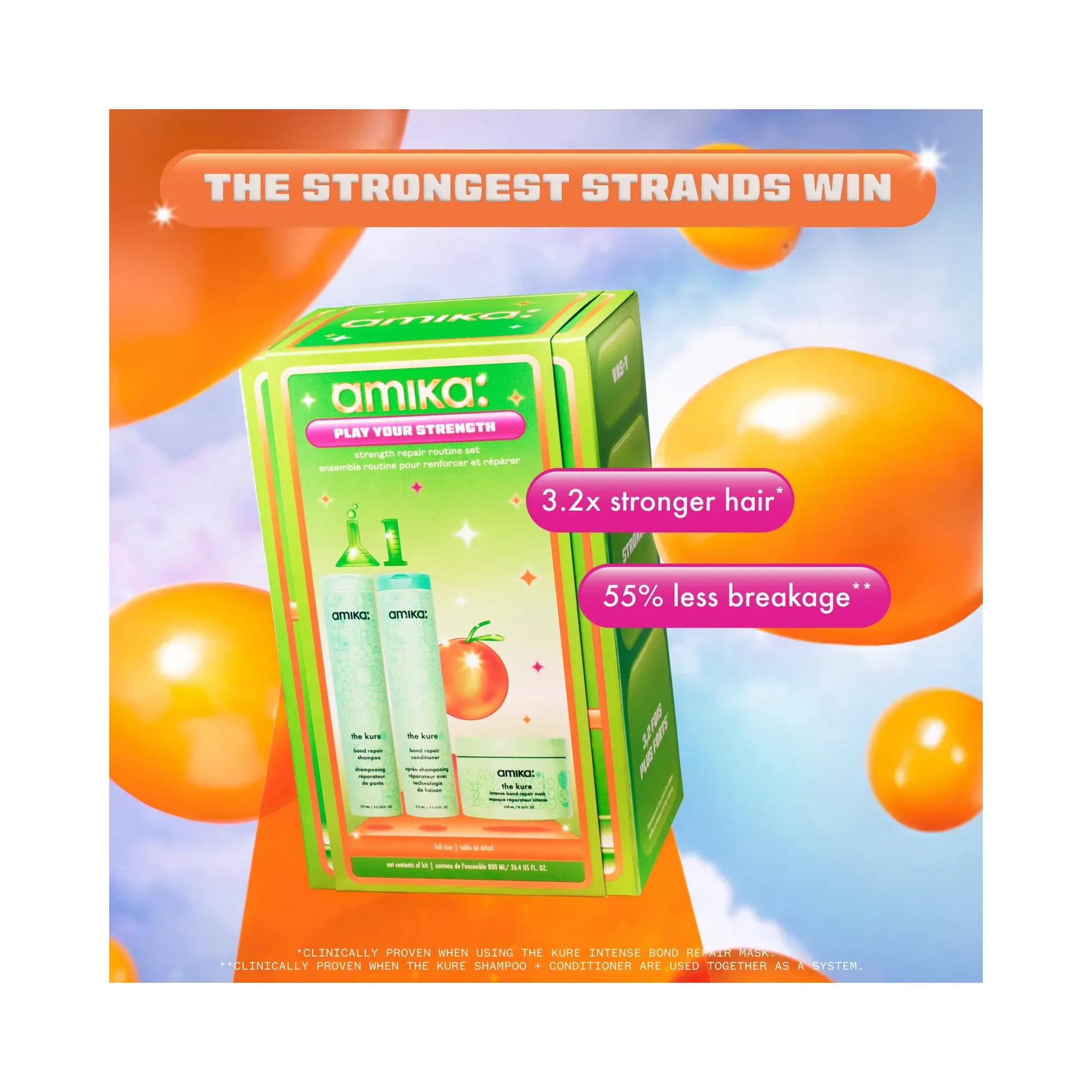 Amika Play Your Strength Holiday kit