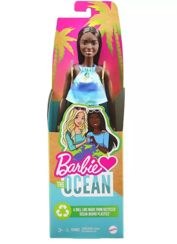 Barbie Loves The Ocean Doll Ocean Print Top And Skirt