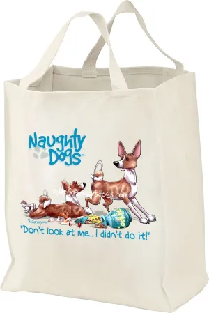 Basenji - Naughty Dog - Mike's Faves - Tote Bag