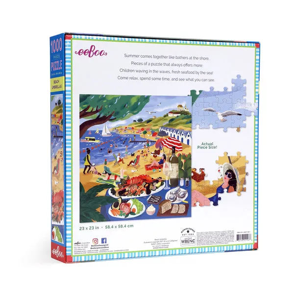 Beach Umbrellas 1000 Piece Puzzle