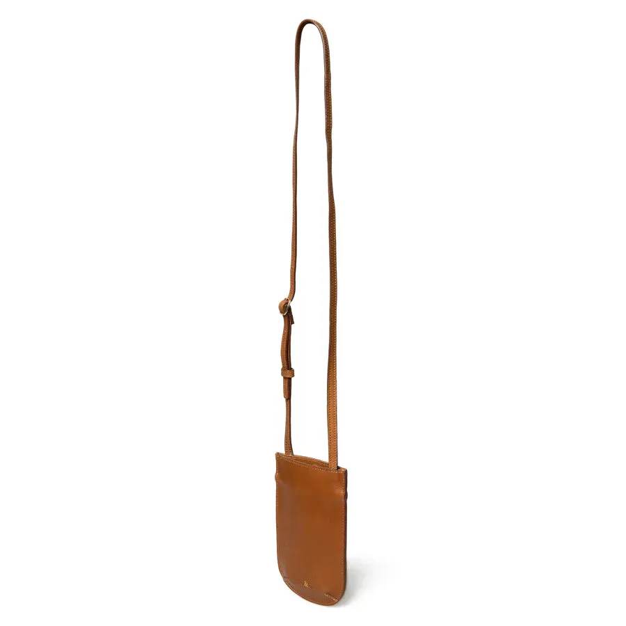 Bell & Fox Kala Mobile Phone Crossbody Bag-Caramel Nappa Leather