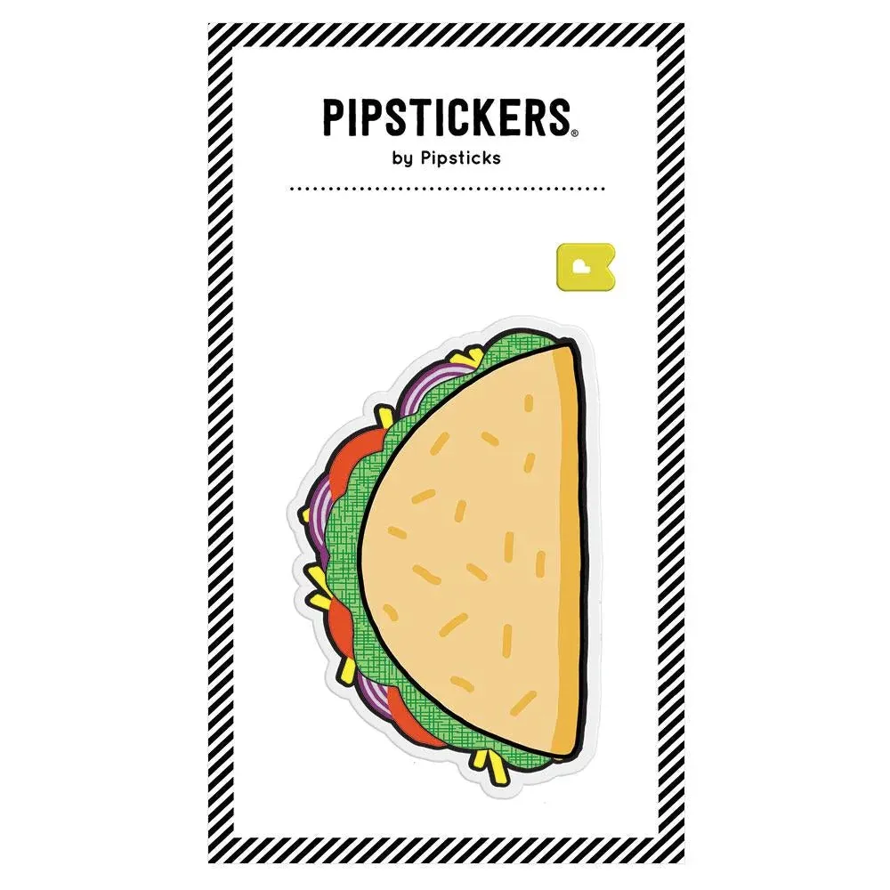 big puffy taco sticker