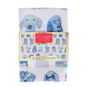 Blue Dogs Organic Cotton Tea Towel