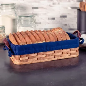 Bread Serving Basket | Amish Wicker Large Bread Basket