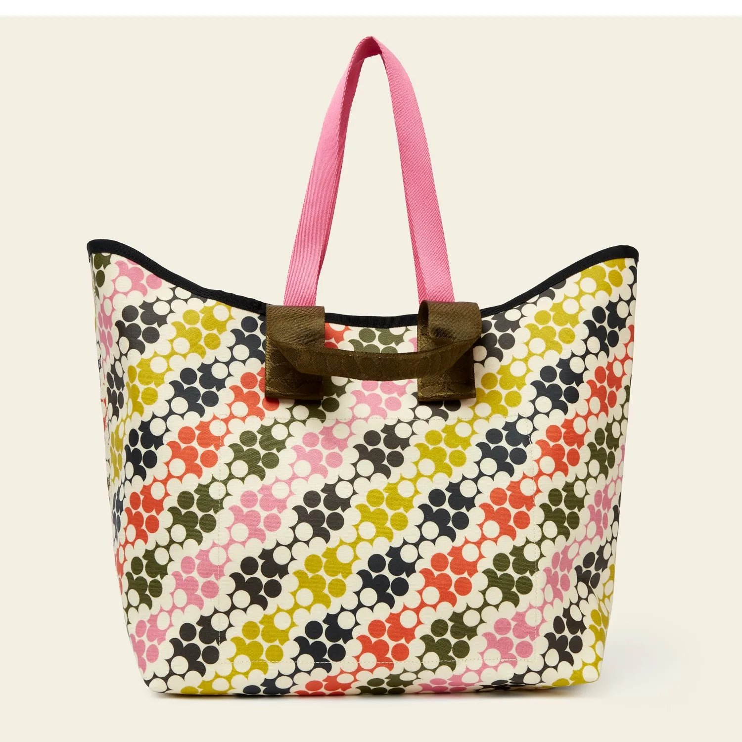 Carryall Large Tote - Puzzle Flower Multi