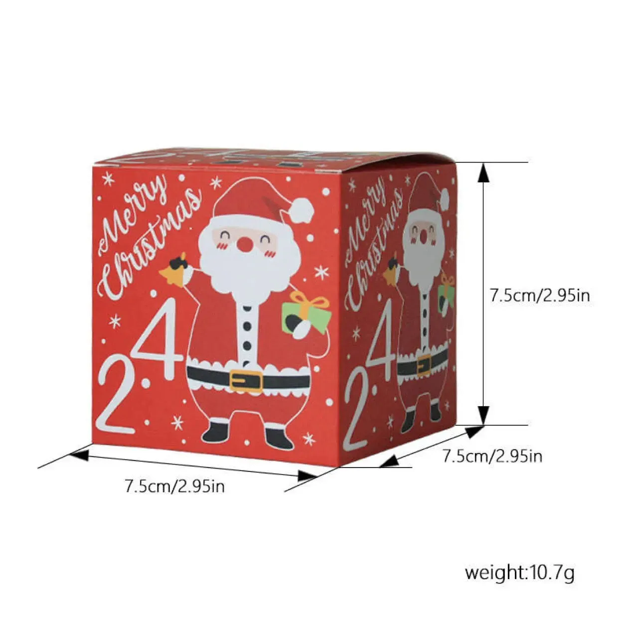 Christmas cookie boxes advent calendars x24 pc