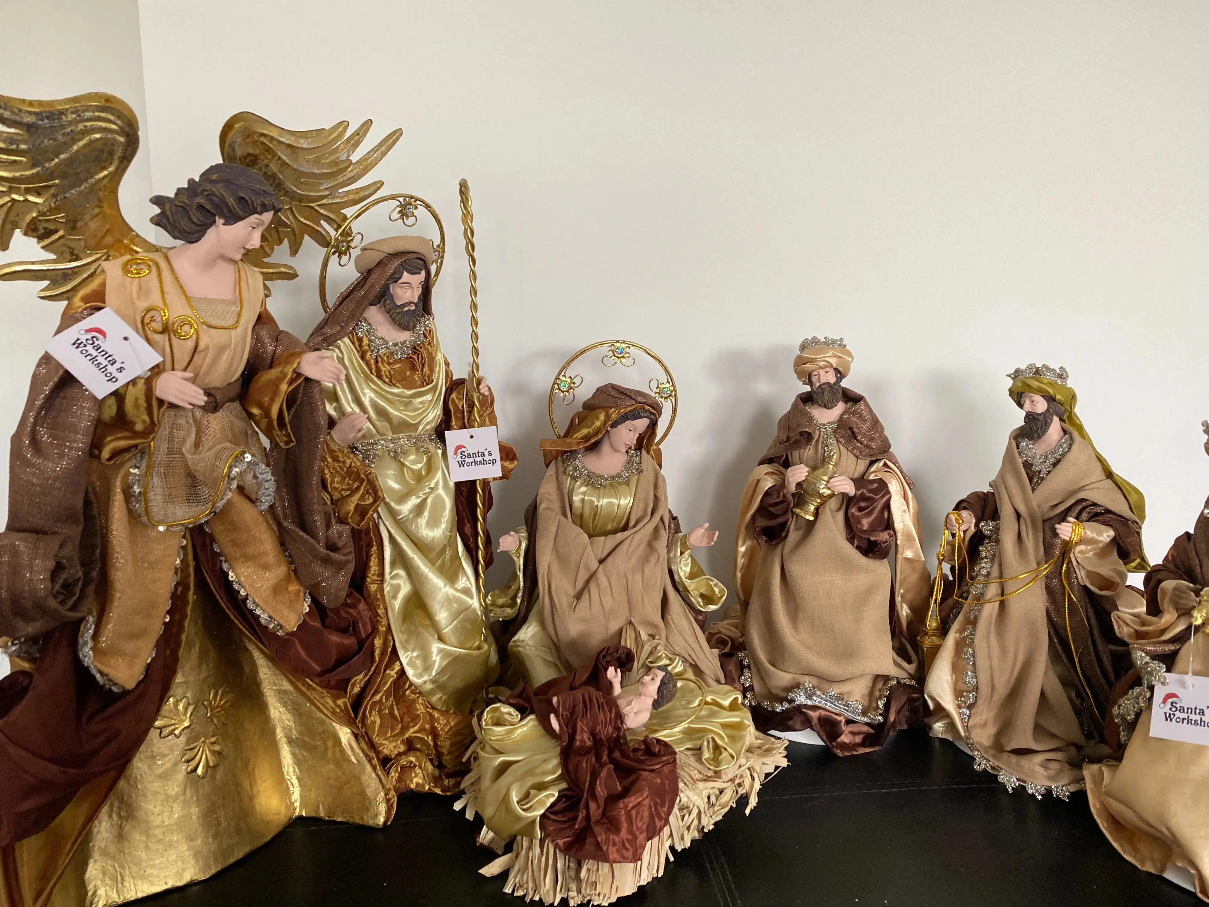 Christmas Nativity with manger 35 -51 cm approx