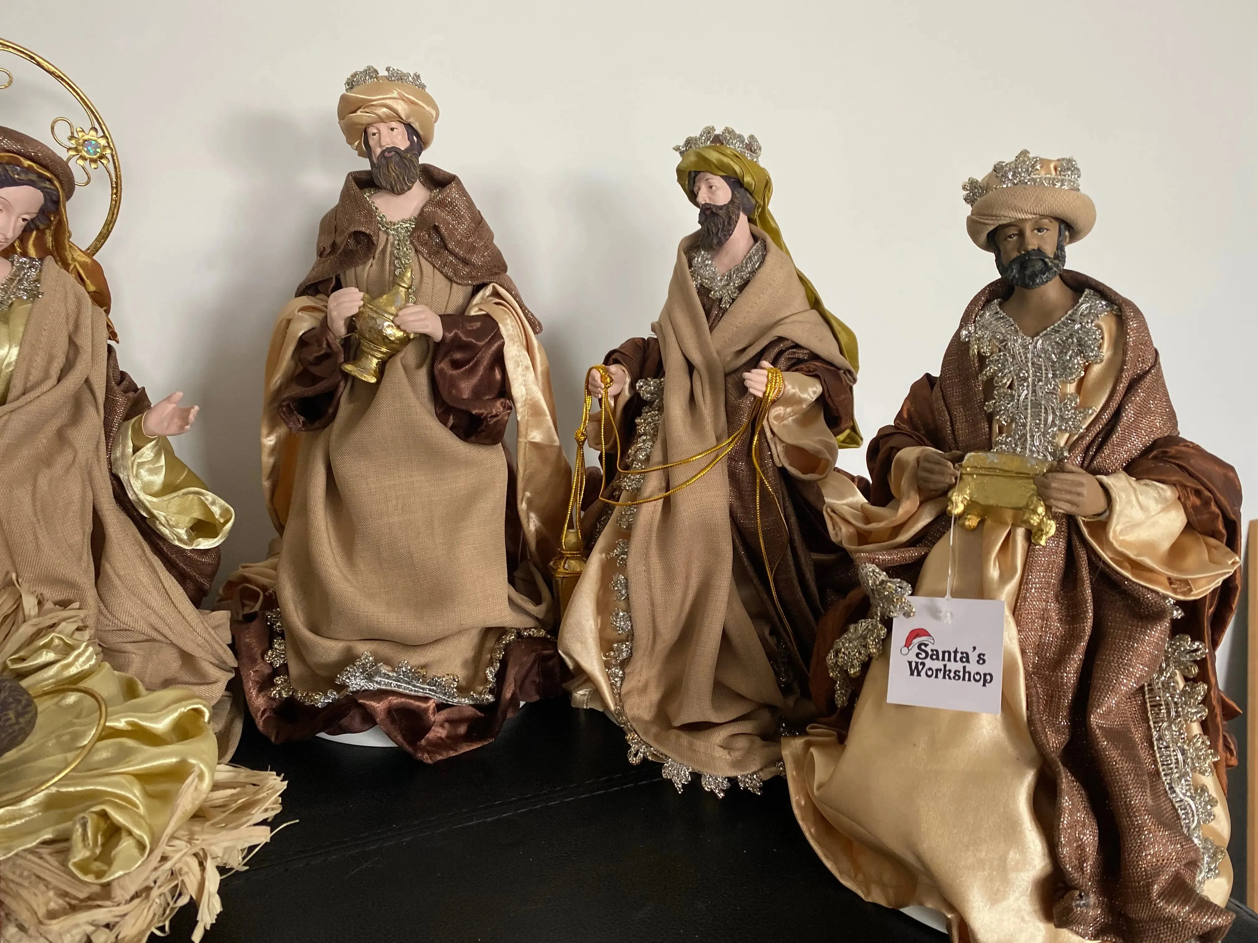 Christmas Nativity with manger 35 -51 cm approx