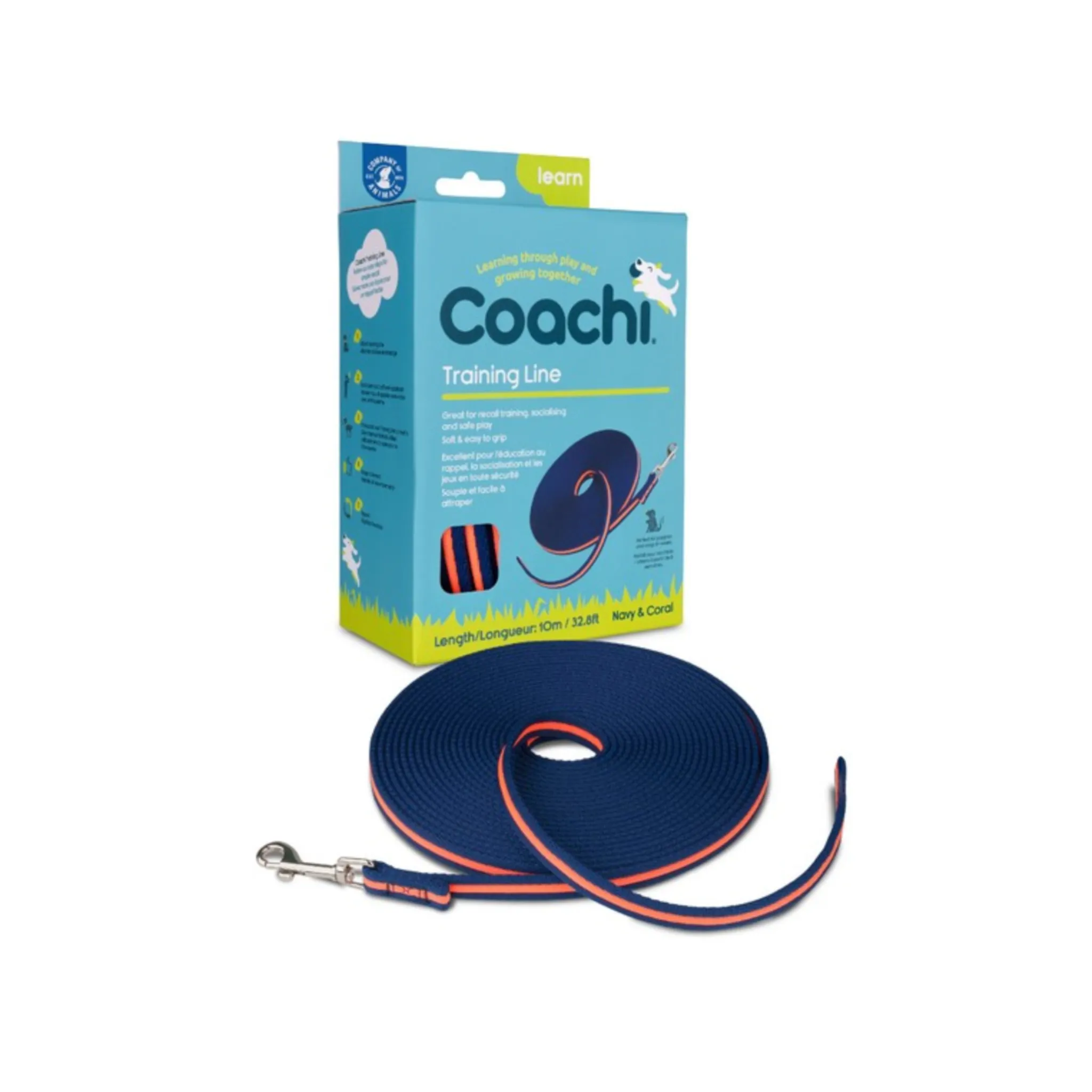 Coachi Training Lead Line Lightweight Soft To Hold 10 metres