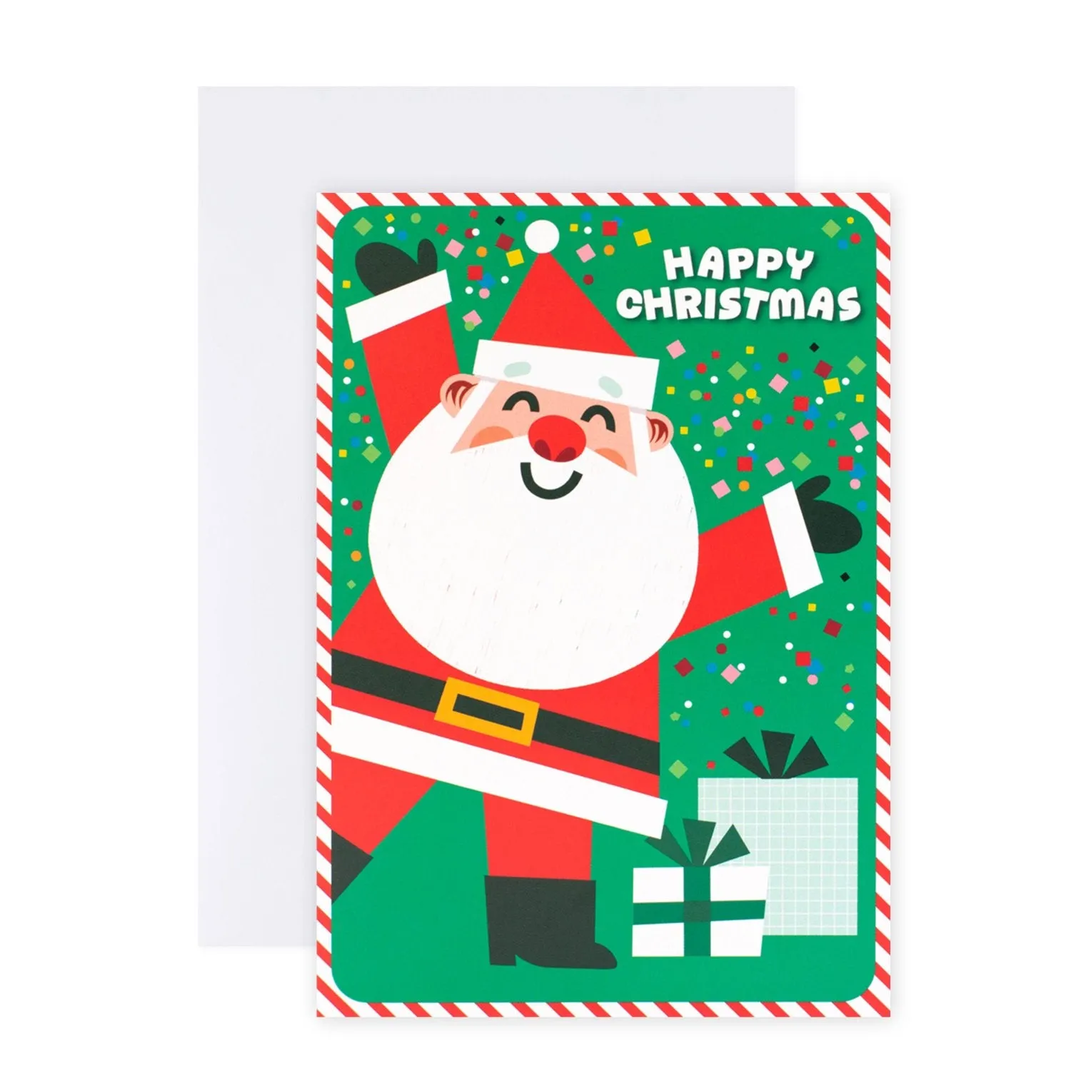 Creative Publishing by Hallmark Christmas Card - Happy Santa