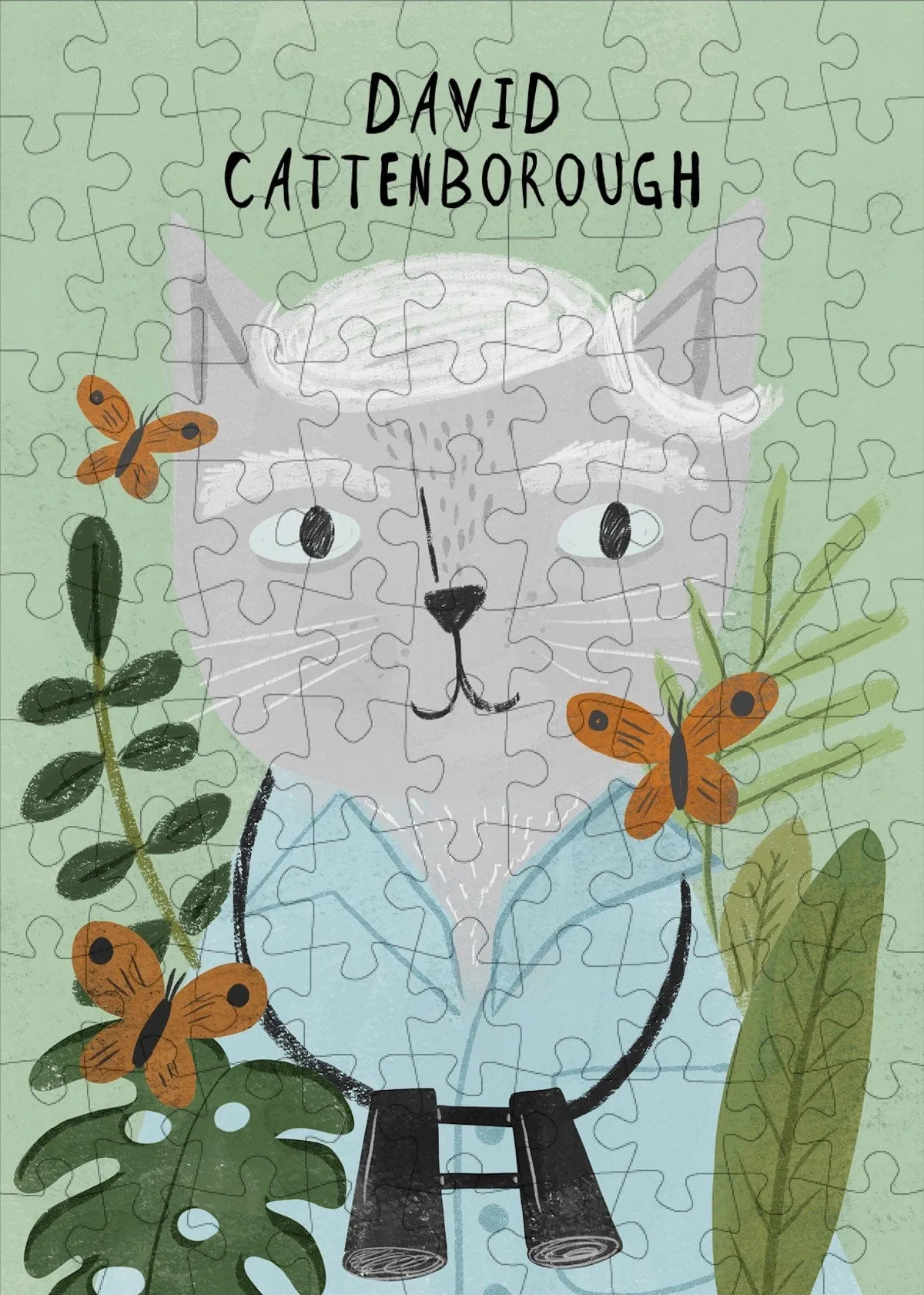 David Cattenborough Design 99 Piece Mini Jigsaw Puzzle