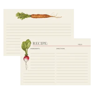 Farmers' Market Recipe Card