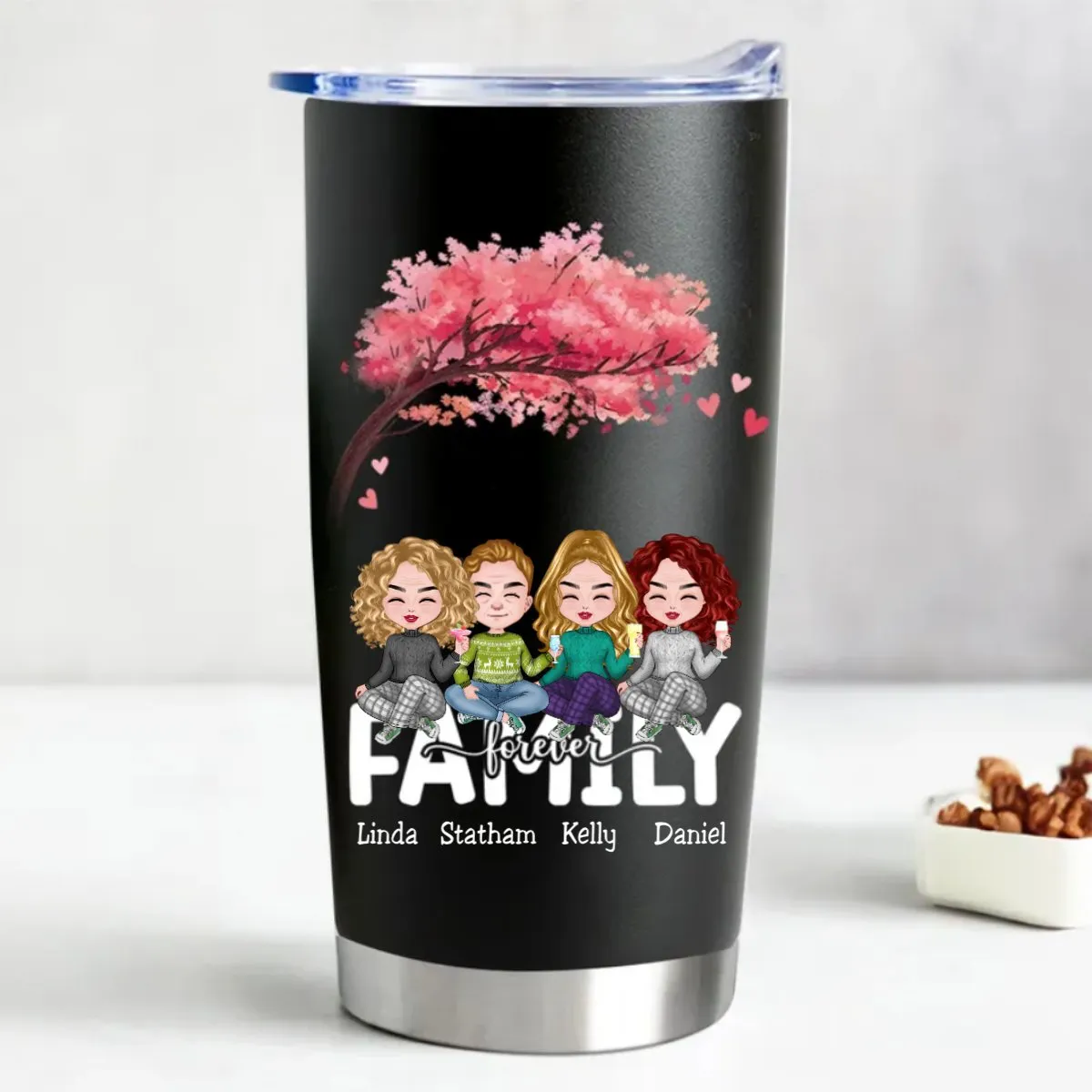 Forever Family 20oz - Customizable Steel Tumbler (TC)