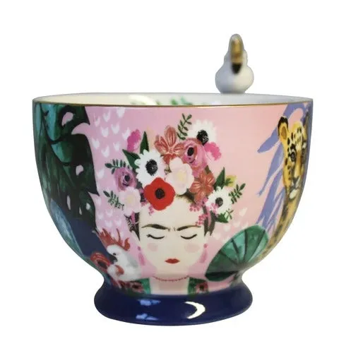 Frida Kahlo Inspired Tropical Cup