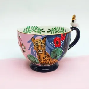 Frida Kahlo Inspired Tropical Cup