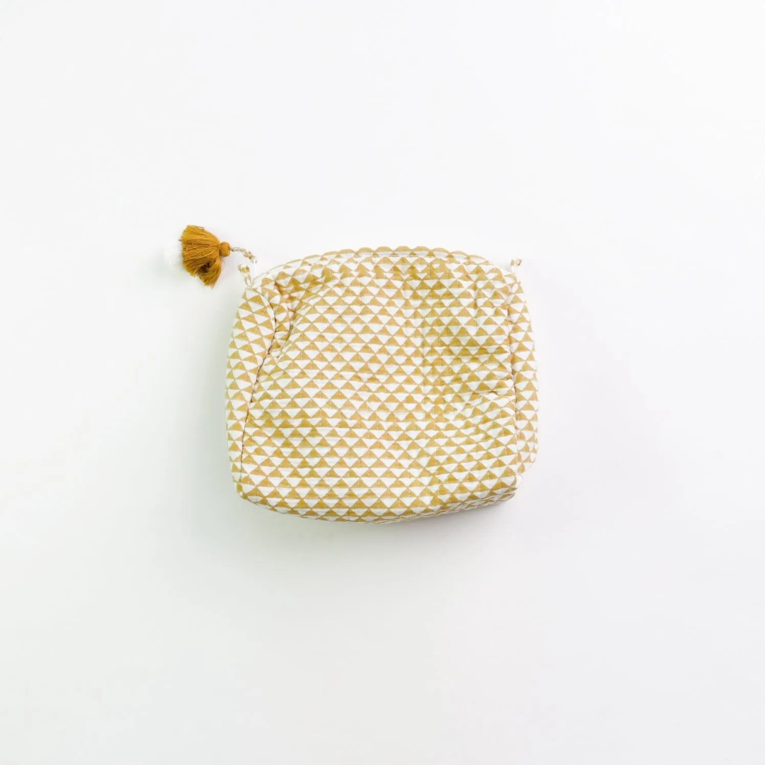 Golden Triangle Cosmetic Bag | Medium