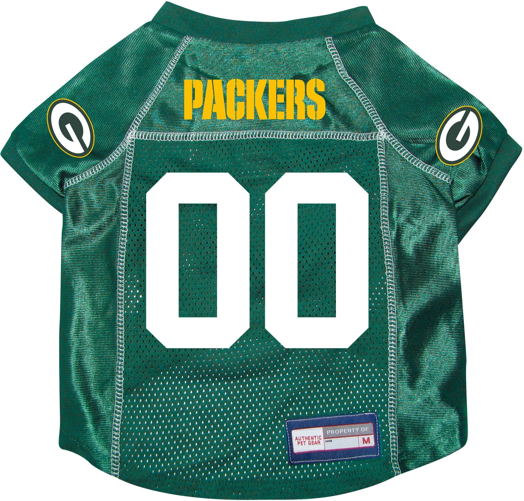 Green Bay Packers Pet Jersey, Green, Large