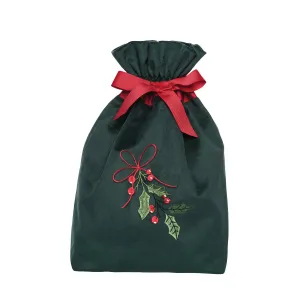 Green Splendor Velvet Gift Bag