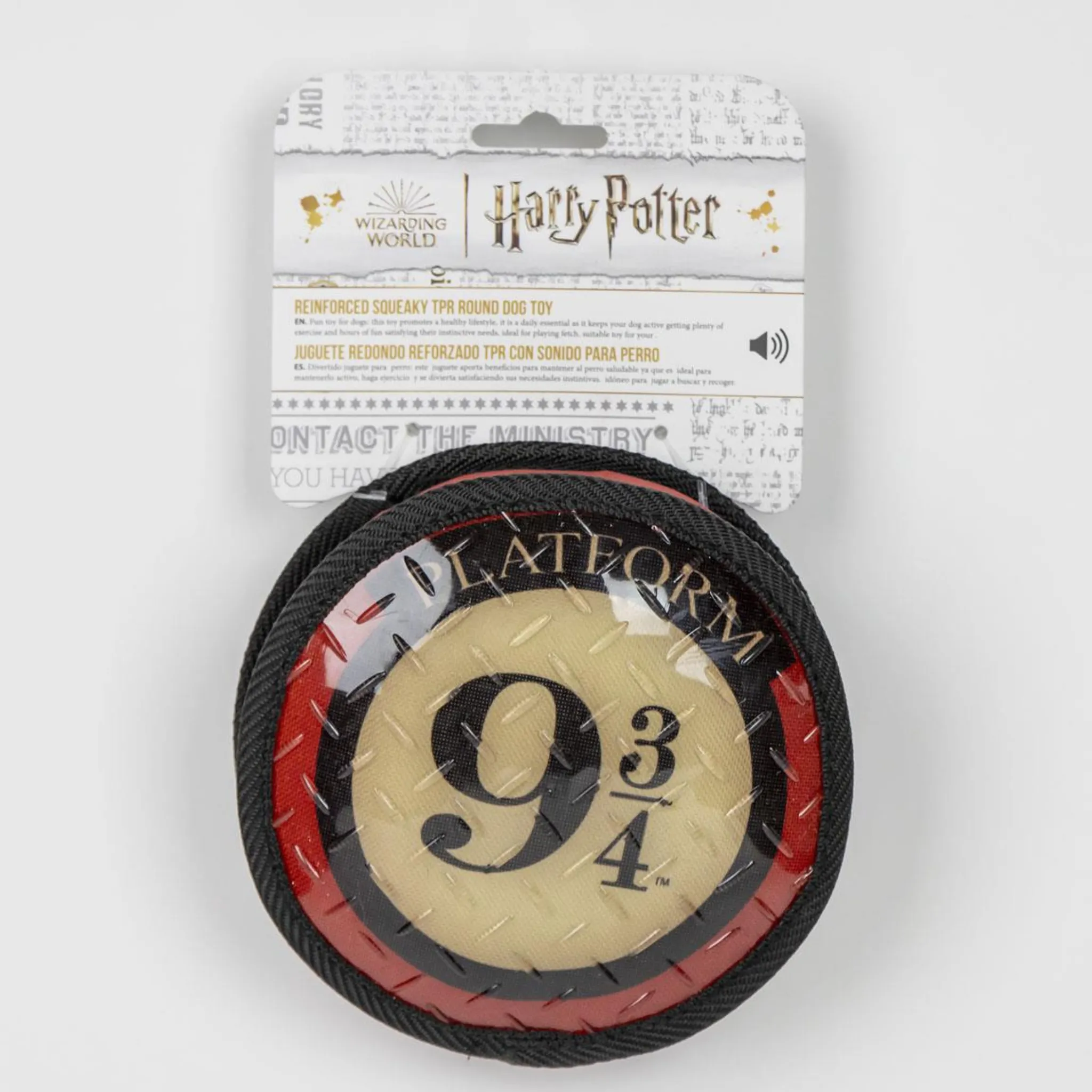 Harry Potter Dog Toy, Platform 9 3/4