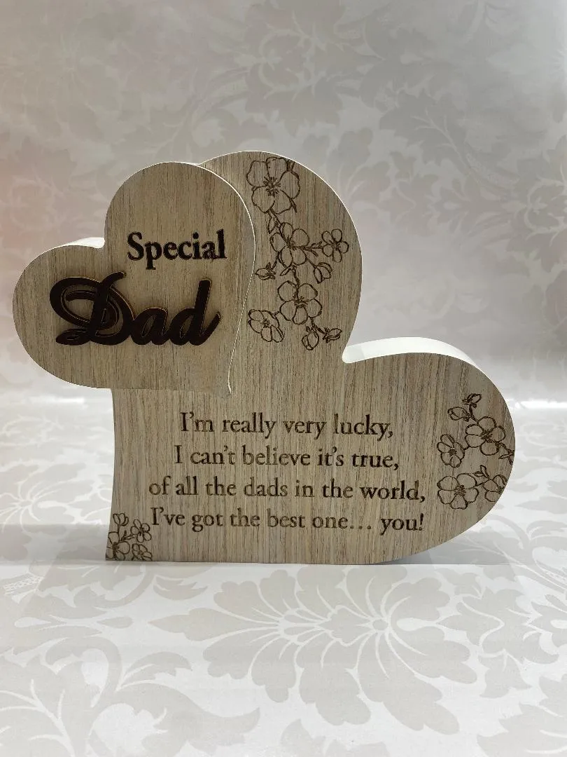 Heart Plaque Dad