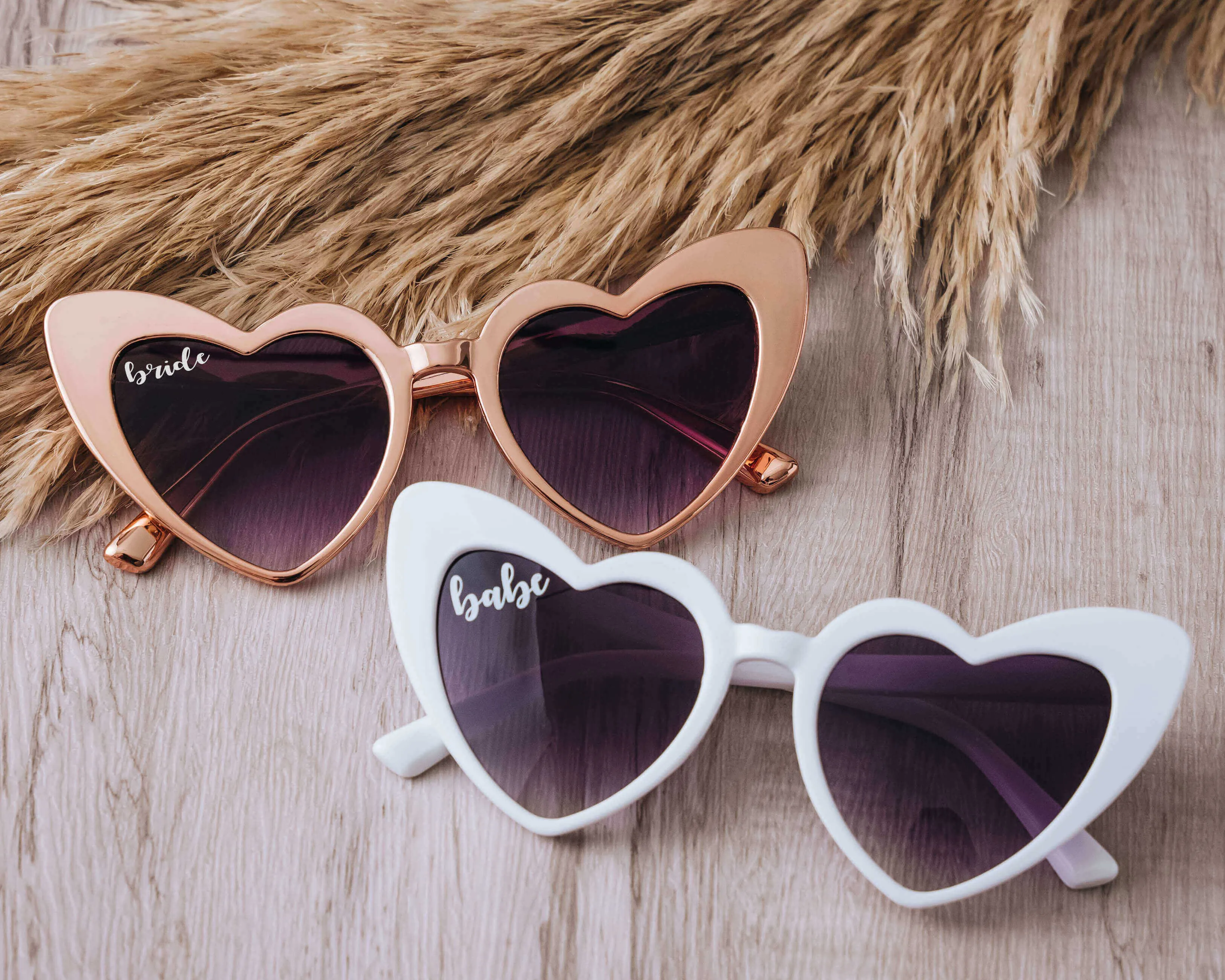 Heart Sunglasses Babe & Bride