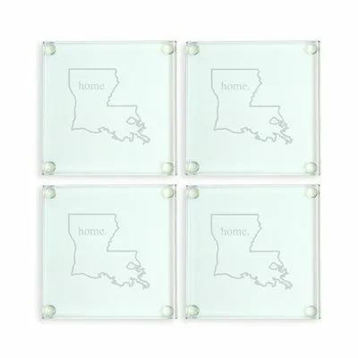 Home State Glass Coasters (Set of 4)