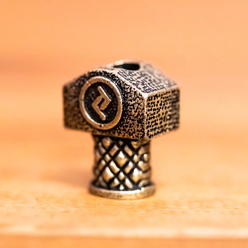 Large Norse Rune Bead (Individual)