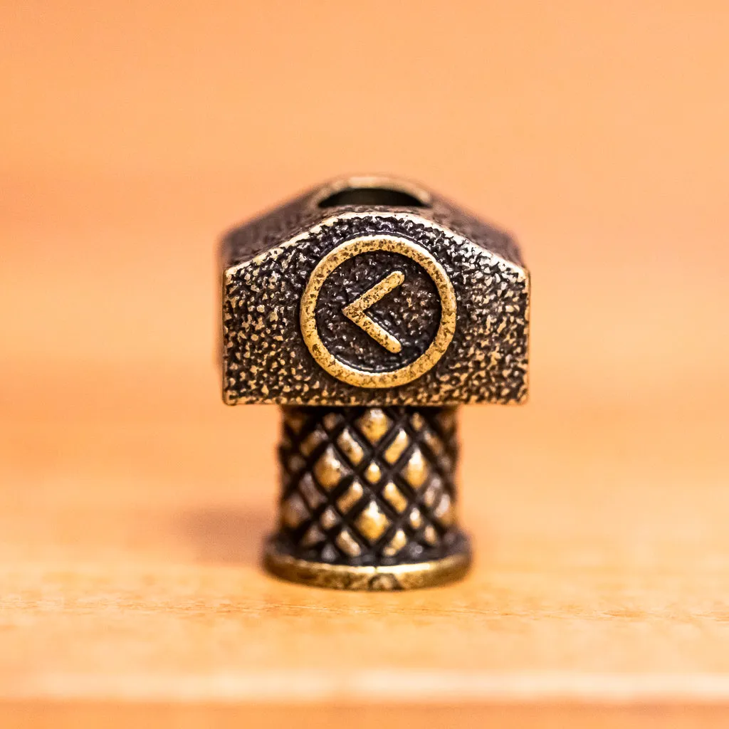 Large Norse Rune Bead (Individual)