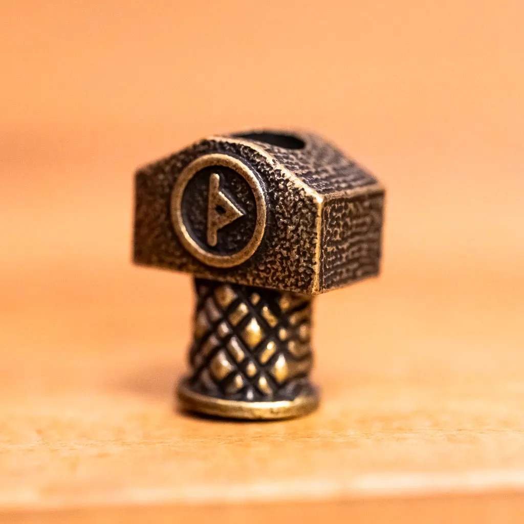 Large Norse Rune Bead (Individual)