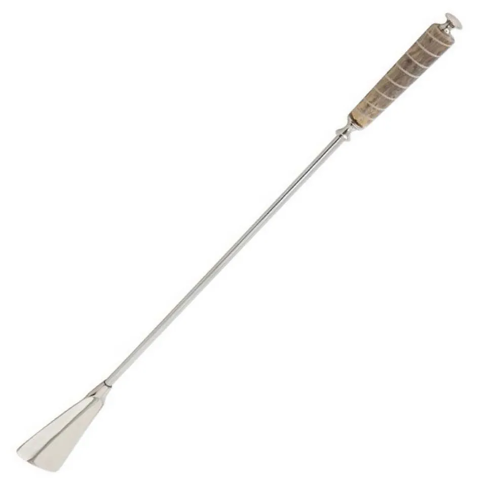 Long Handled Shoe Horn - Natural Stripe