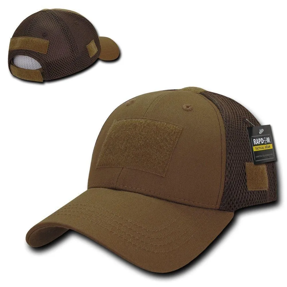 Low Crown Air Mesh Constructed Military Tactical Operator Patch Cap Hats