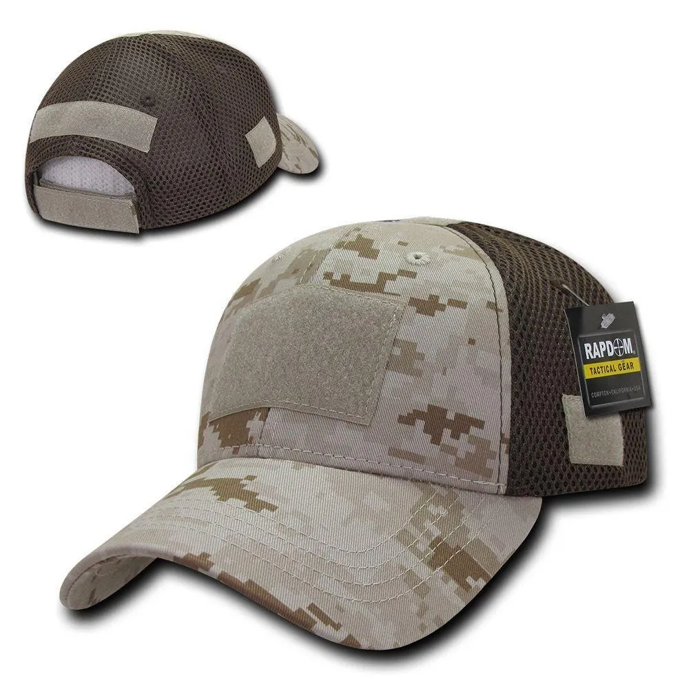 Low Crown Air Mesh Constructed Military Tactical Operator Patch Cap Hats