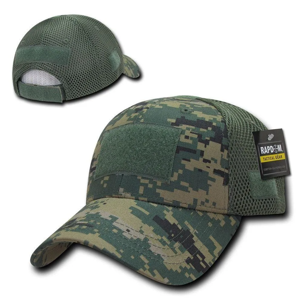 Low Crown Air Mesh Constructed Military Tactical Operator Patch Cap Hats