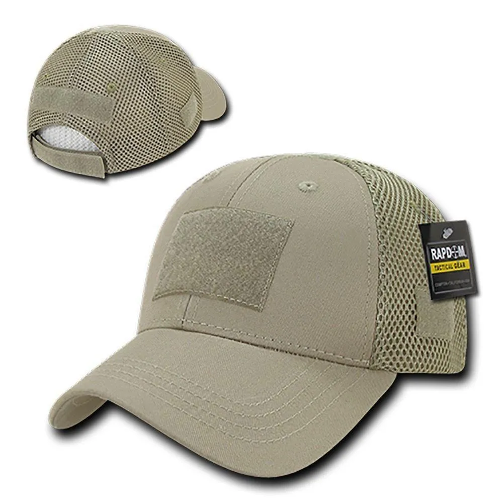 Low Crown Air Mesh Constructed Military Tactical Operator Patch Cap Hats