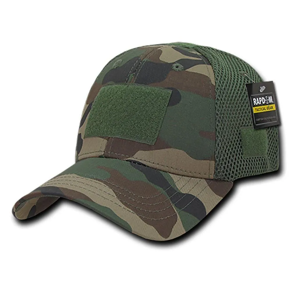 Low Crown Air Mesh Constructed Military Tactical Operator Patch Cap Hats