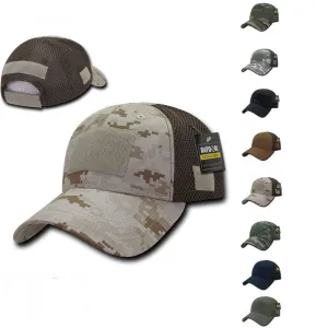 Low Crown Air Mesh Constructed Military Tactical Operator Patch Cap Hats