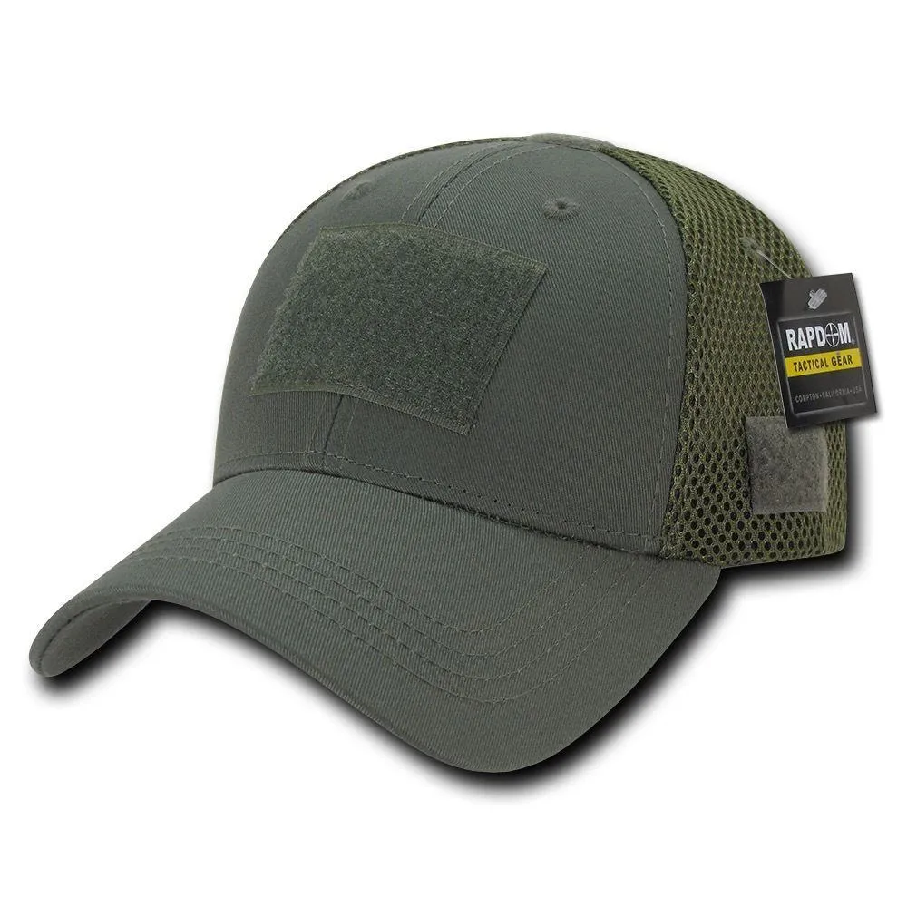 Low Crown Air Mesh Constructed Military Tactical Operator Patch Cap Hats