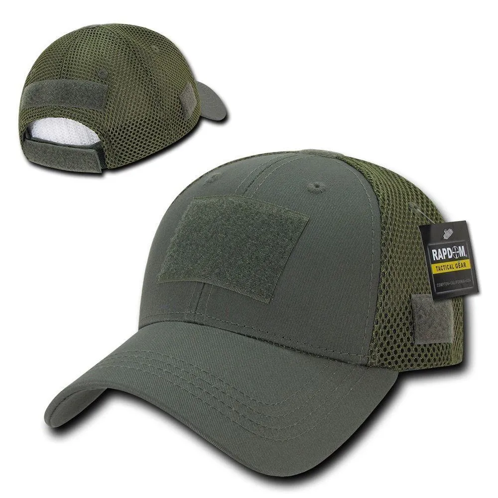 Low Crown Air Mesh Constructed Military Tactical Operator Patch Cap Hats