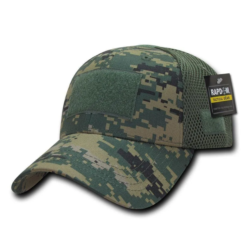 Low Crown Air Mesh Constructed Military Tactical Operator Patch Cap Hats