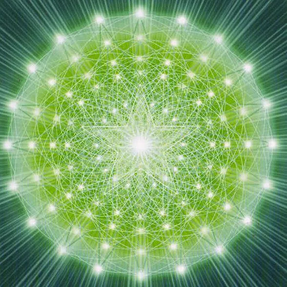 Luminescent Pleiaidan Green Monatomic Andara Crystal