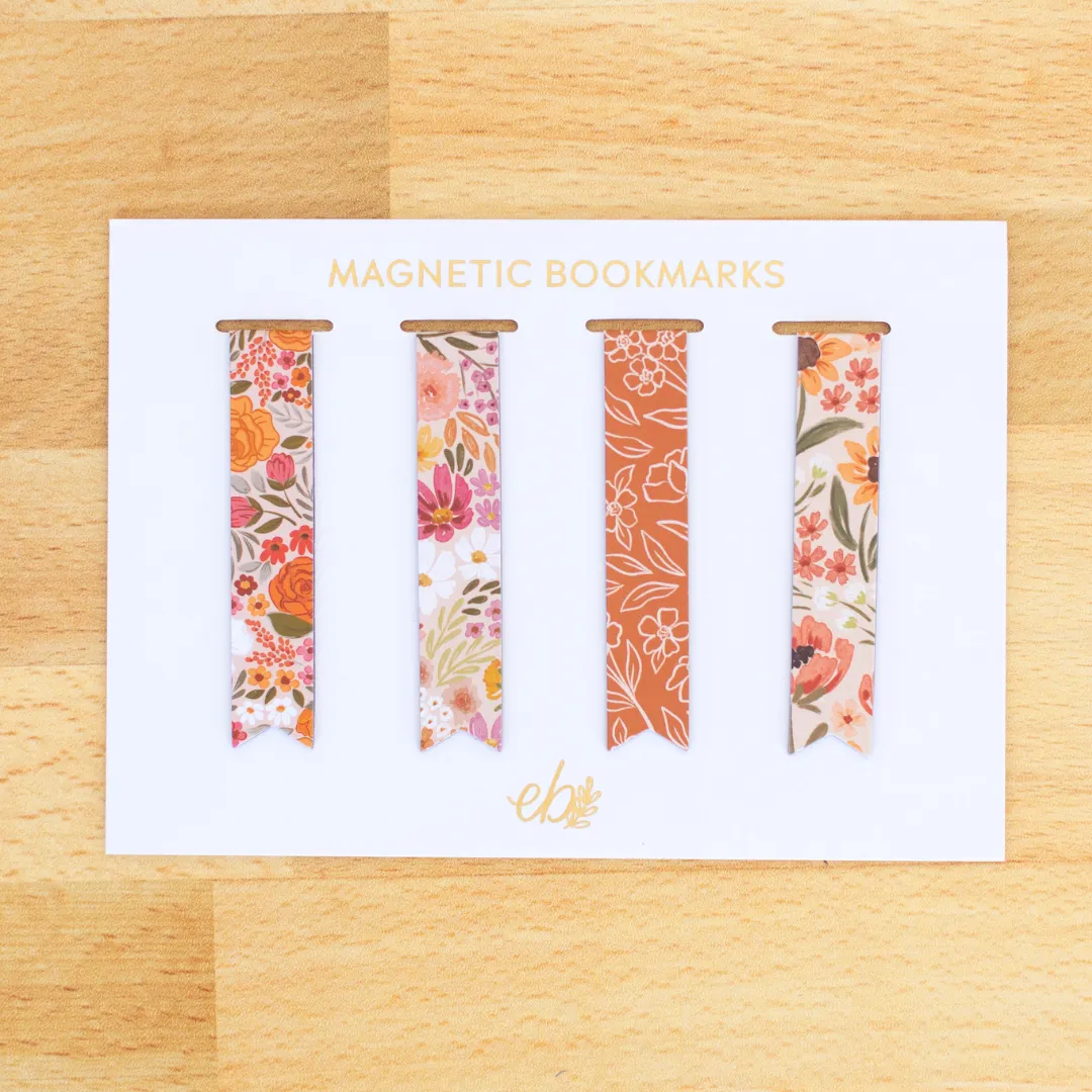 Magnetic Bookmarks: Cool Tones