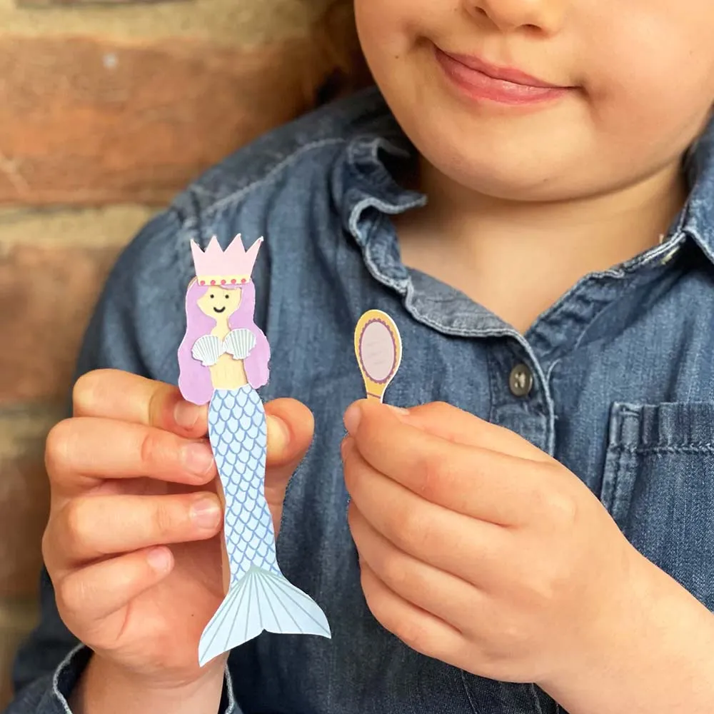 Make Your Own Mermaid Peg Doll Kit