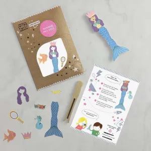 Make Your Own Mermaid Peg Doll Kit