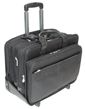 McKlein R Series ROOSEVELT 74555 Nylon Detachable-Wheeled Laptop Case